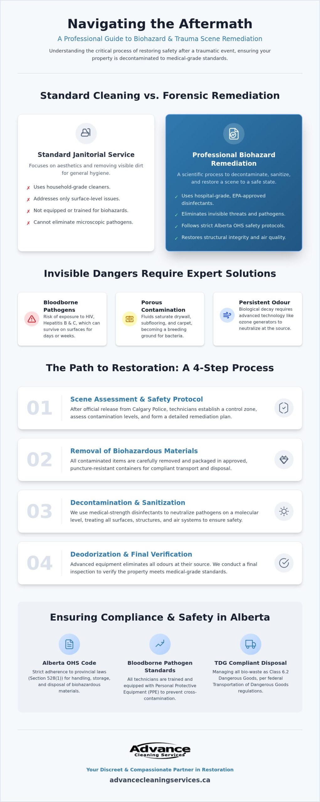 Professional Crime Scene Cleaners in Calgary: Discreet Biohazard Remediation